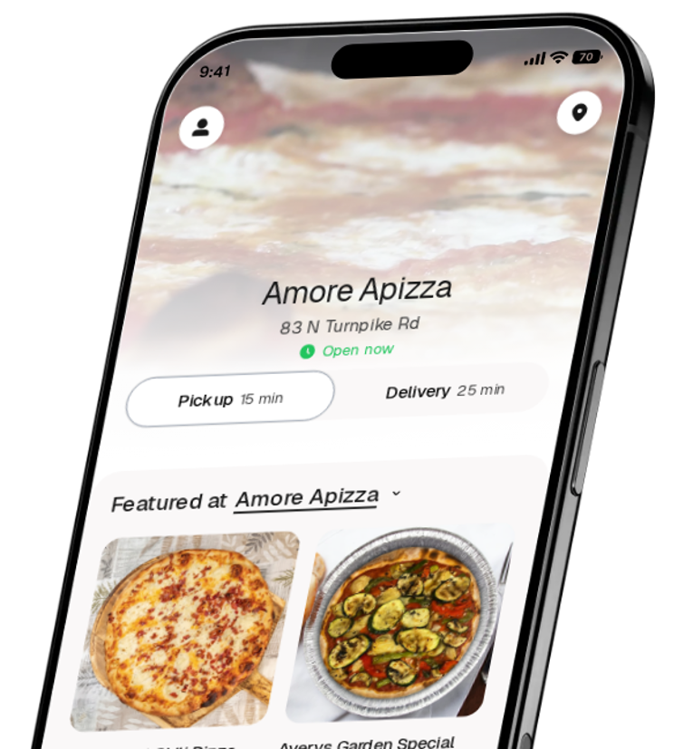 Amore Apizza app preview