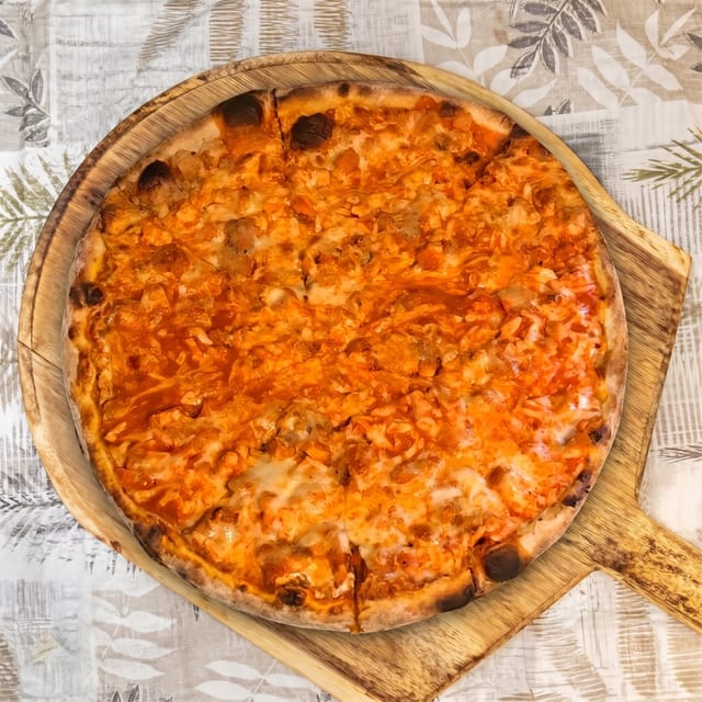 Buffalo Chicken Pizza.